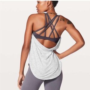 Lululemon Free To Be Serene Tank - Tiger
Space Dye Black White